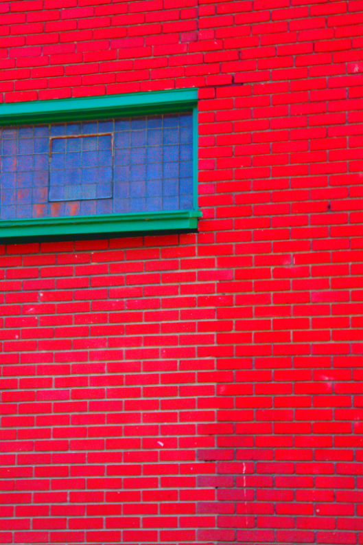 Red brick wall - Toledo Ohio